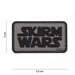 Patch 3D PVC Skirm Wars (101 Inc) Noir