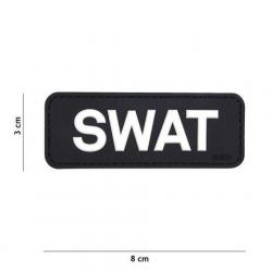 Patch 3D PVC SWAT (101 Inc) Blanc