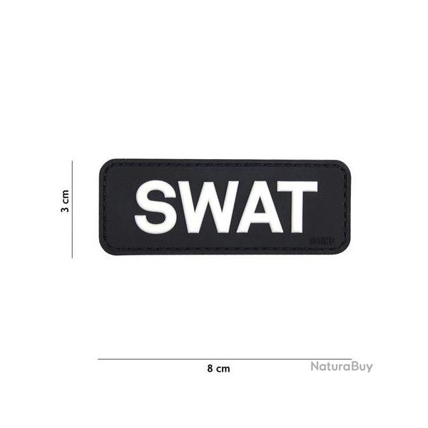 Patch 3D PVC SWAT (101 Inc) Blanc