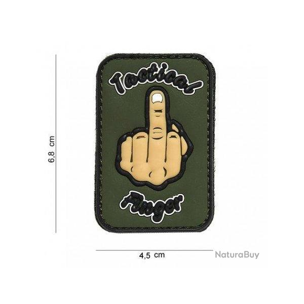 Patch 3D PVC Tactical finger (101 Inc) OD