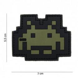 Patch 3D PVC Space invader (101 Inc) OD