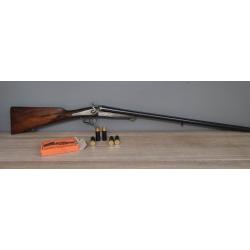 Fusil juxtaposé de chasse chien extérieur système Lefaucheux calibre 16 artisan Français Catégorie D