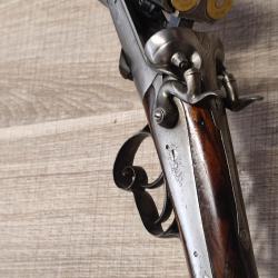 Fusil juxtaposé de chasse chien extérieur système Lefaucheux calibre 16 artisan Français Catégorie D