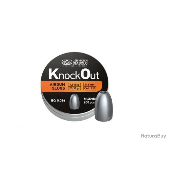 Plomb 5.5 mm JSB Match Knock Out