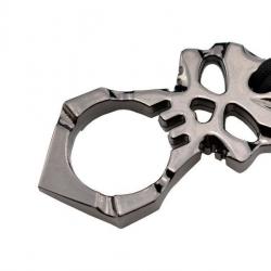 MAX KNIVES - Poing Américain SKULL Acier Chrome