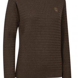 Pull femme Harrington marron DEERHUNTER-34