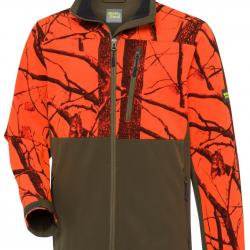 Veste softshell Robur Couleur Vert Camo orange