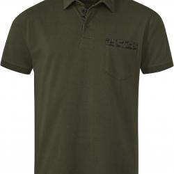 Polo avec détails d animaux de la forêt Couleur Vert Noir