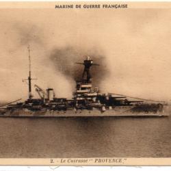 CPA - Marine de Guerre Française - Le Cuirasse  " PROVENCE " N°3415