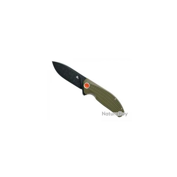 Couteau Blackfox ACUTUS lame acier D2 revtement PTFE noir et finition blackwash