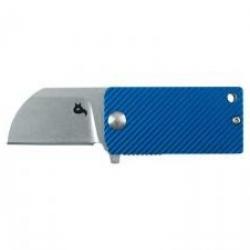 Couteau Blackfox B.KEY BLEU lame acier 440A finition « stonewashed » +porte-clés