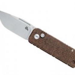 Couteau Blackfox NU-BOWIE MARRON lame acier D2  finition stonewashed