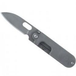 Couteau Blackfox BEAN GEN2 tout acier 440C finition stonewashed lame à trou