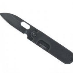 Couteau Blackfox BEAN GEN2 tout acier 440C finition blackwash  lame à trou