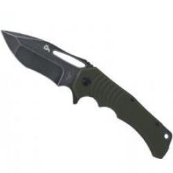 Couteau Blackfox HUGIN lame à trou acier 440C finition « blackwash »