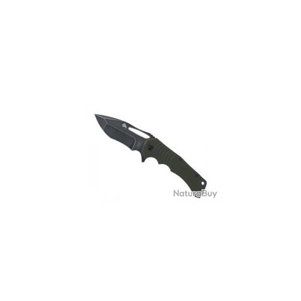 Couteau Blackfox HUGIN lame  trou acier 440C finition  blackwash 