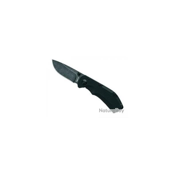 Couteau FoxEdge POP SMOKE lame acier 8Cr13MoV  cran intrieur revtement PVD finition  blackwash 
