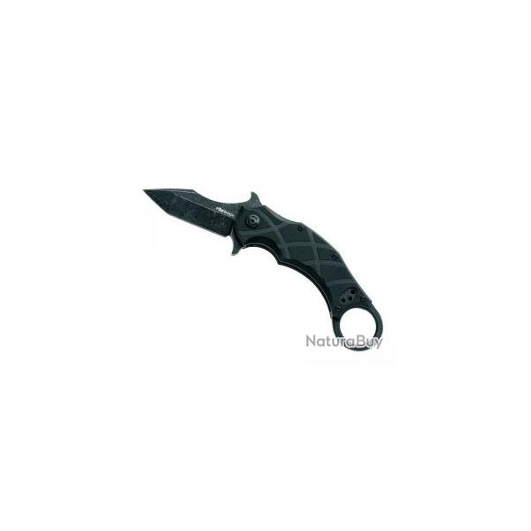 Couteau Karambit FoxEdge THE CLAW lame acier 8Cr13MoV revtement Idroglider finition  blackwash 