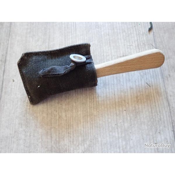 Brosse de nettoyage cuirs ou chaussures, d'ordonnance suisse. Paquetage rglementaire