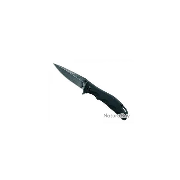 Couteau FoxEdge MANDATORY FUN lame acier 8Cr13MoV revtement PVD finition  blackwash 