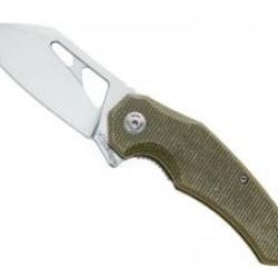 Couteau FoxEdge ATRAX lame forme tanto à trou acier 9Cr13 satiné