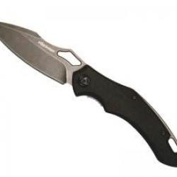 Couteau FoxEdge SPARROW lame à trou acier 9Cr13 revêtement PVD finition stonewashed à cran intérieur