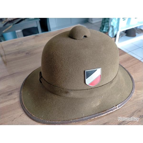 casque tropicale allemand ww2