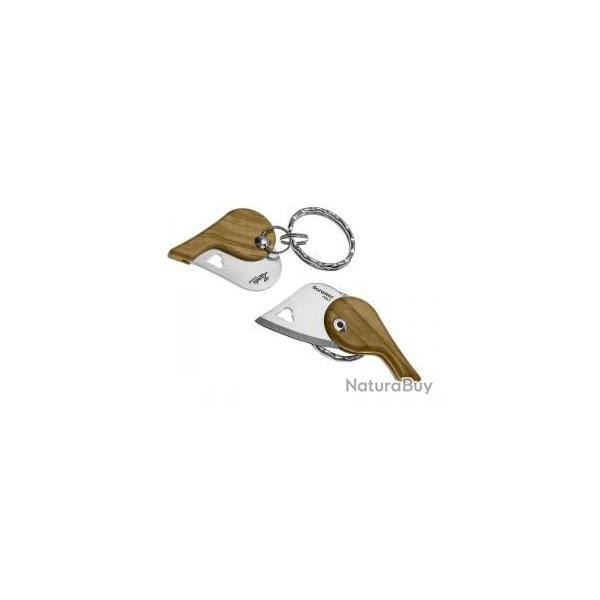 Canif porte-cls Lionsteel LIONBEAT lame acier inox 1.4116 manche en olivier