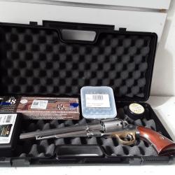 Pack revolver poudre noire Uberti 1858 army cal.44 + malette+poudre+amorces+plombs+kit de nettoyage