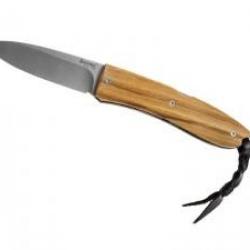 Couteau Lionsteel OPERA lame acier D2 satiné à cran +étui