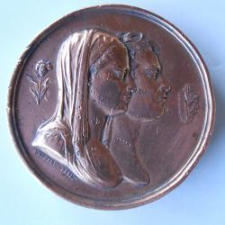Médaille naissance du Duc de  Bordeaux 1820