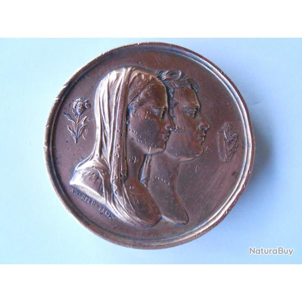 Mdaille naissance du Duc de  Bordeaux 1820