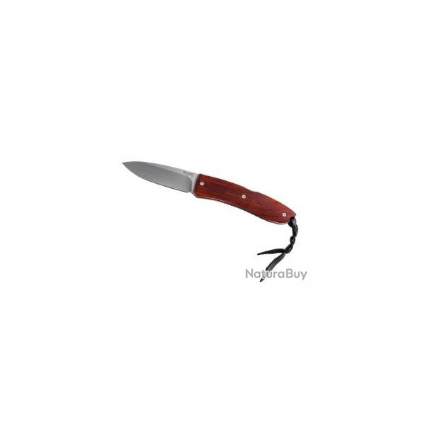 Couteau Lionsteel OPERA lame acier D2 satin  cran +tui +manche bois de santos