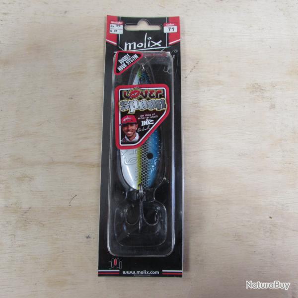 Cuiller de marque MOLIX, lover spoon couleur sharming shad