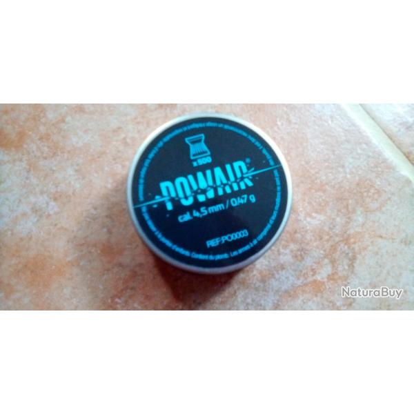 Bote neuve 500 plombs Powair 4,5 mm