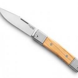 Couteau Lionsteel BESTMAN lame Clip point acier M390 Bohler satiné +manche olivier