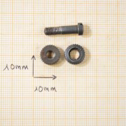 Vis + insert + écrou pour vis de plaquettes de baionnette FAL Belgique