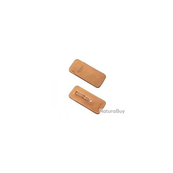Etui Lionsteel  cuir marron clair pour couteau