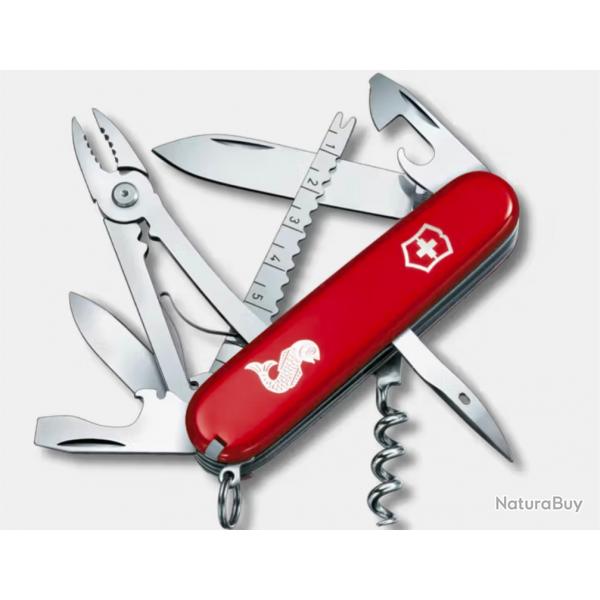 Couteau suisse Victorinox Angler red 19 fonctions 91mm