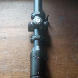 Lunette de battue Hawke Endurance 1-4x24 avec colliers rapides