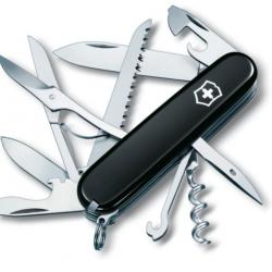 Couteau suisse Victorinox huntsman noir 91mm 15 fonctions