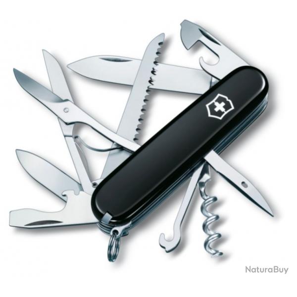 Couteau suisse Victorinox huntsman noir 91mm 15 fonctions