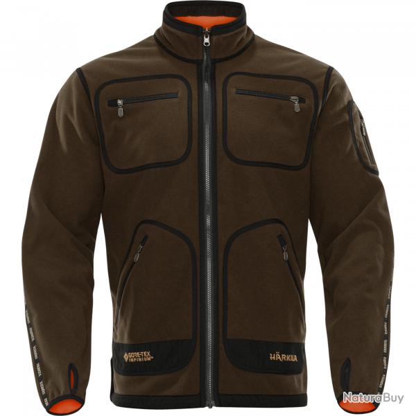 Harkila veste polaire rversible kamko