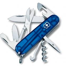 Couteau suisse Victorinox climber blue trans 91mm 14 fonctions