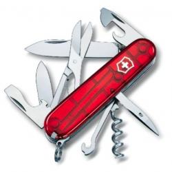 Couteau suisse Victorinox climber red trans 91mm 14 fonctions