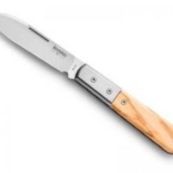 Couteau Lionsteel ROUNDHEAD BARLOW lame acier M390 Bohler satiné +manche en olivier