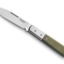 Couteau Lionsteel ROUNDHEAD BARLOW lame acier M390 Bohler satiné +manche en micarta