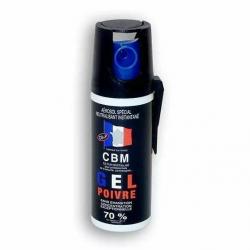 Aérosol bombe de défense lacrymogène Gel Poivre 50 ml - CBM