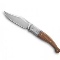 Couteau Lionsteel  GITANO lame acier Niolox satiné +manche en bois de santos