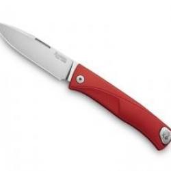Couteau Lionsteel  THRILL ROUGE lame acier M390 Bohler satiné